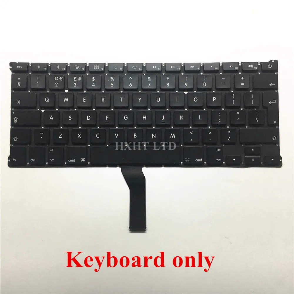 Новая клавиатура A1369 A1466 UK для Apple Macbook Air 1" A1369 A1466 Клавиатура ноутбука английский 2011 2012 2013 лет