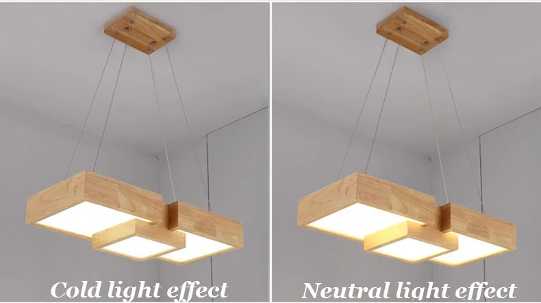 LukLoy светодиодный светильник в скандинавском стиле, подвесной светильник из дерева, креативная Подвесная лампа, твердый деревянный обеденный столик, лампа, деревянная гостиная, легкая одежда