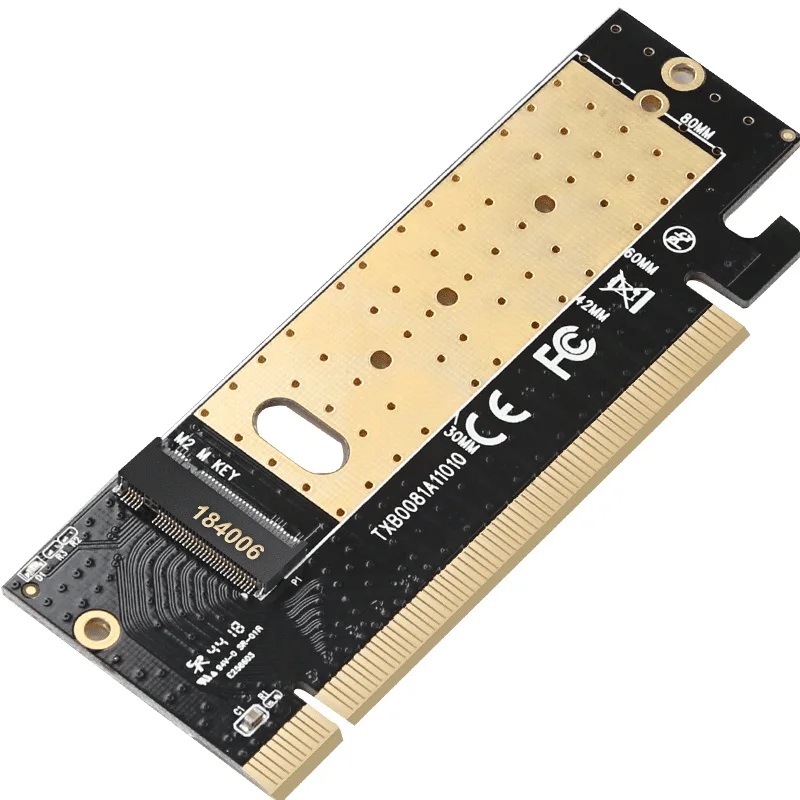 Адаптер pcie к m2 M.2 к PCIE 3,0X16 адаптер карты m2 M.2 NVMe SSD адаптер M ключ интерфейс PCI Express 3,0x4 Размер 2230-2280 - Цвет: Красный