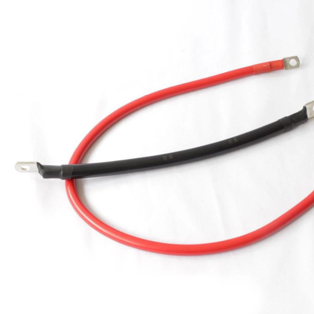 Copper Negative Battery Ground Cable Wire Terminal Kit 100A for RV Car Boat