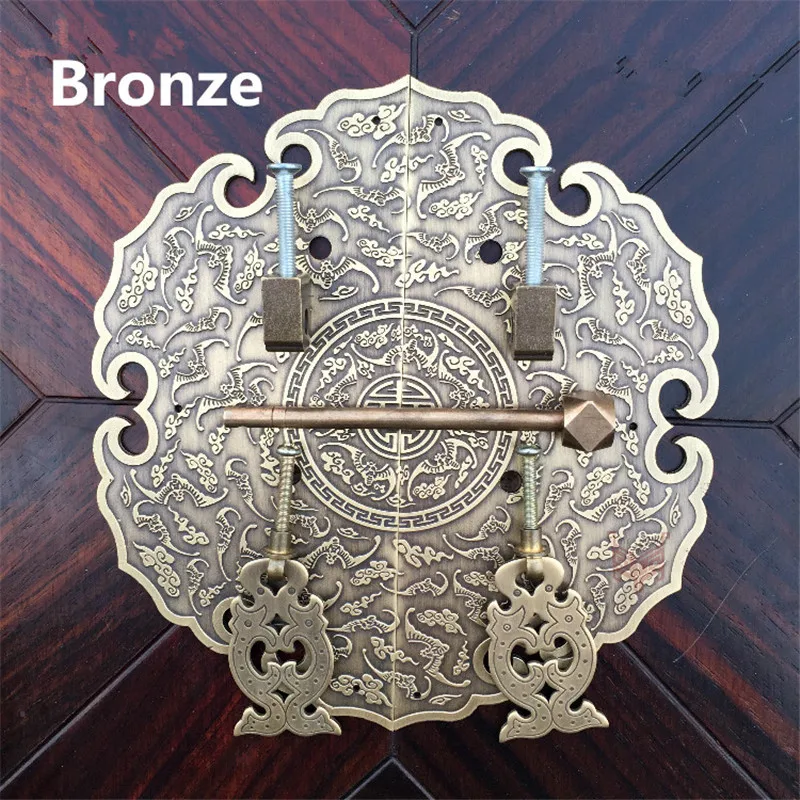 inese style Hand door pure copper Wardro (2)