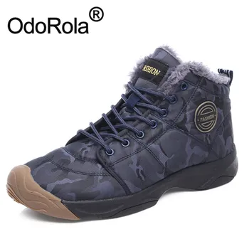 

2020 New Winter Men Women Shoes Warm Fur Waterproof Casual Sports Shoes Snow Boots Lace Up Outdoor Working Boots Hiking Shoes