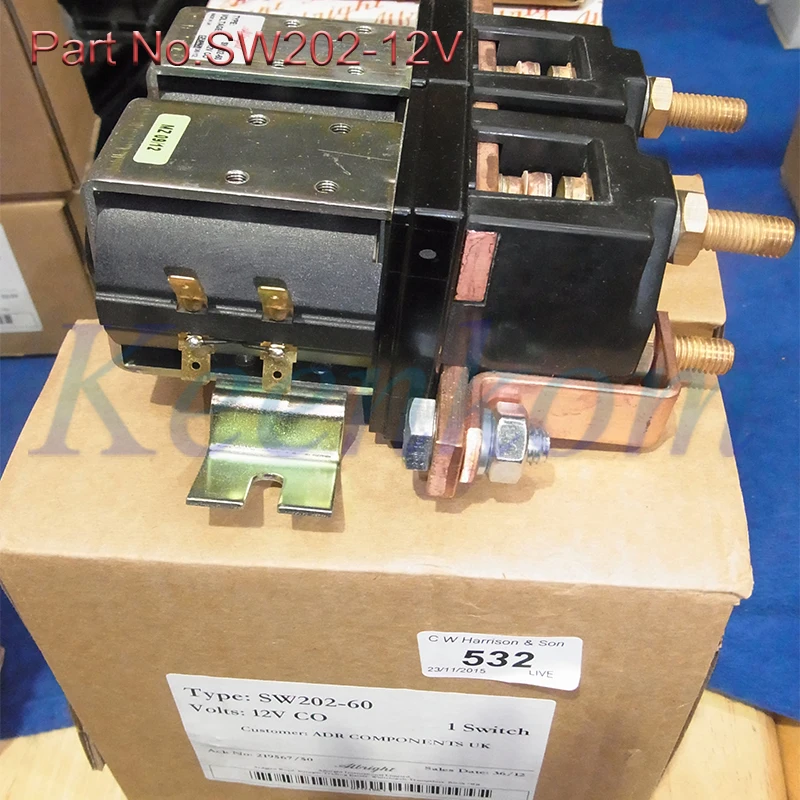 SW202-12V SW202 Стиль реверсивный контактор переменного тока 12V тяжелый режим работы 400A