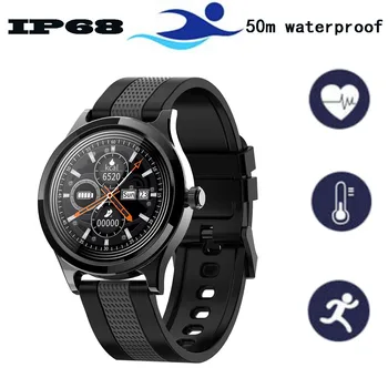 

Smart Fitness Watch E6 IP68 Swimming Heart Rate Check MAC Address of Bracelet Exercise Tracker Clock Blood Pressure Smart Watch