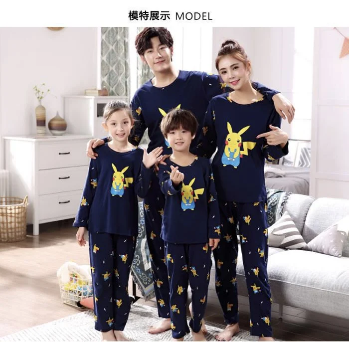 Pokemon Pikachu 2pcs/set Women Children 