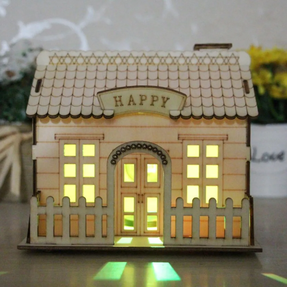Money Box Piggy-Bank Wooden Coin Saving Box Kids Gift Coin Saving House Money Bank (15)