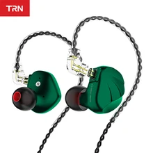 TRN VX 6BA + 1DD Hybrid 7 Fahrer Einheit In Ohr Kopfhörer Metall IEM HIFI Ohrhörer Monitor Laufen Sport Headset v90 BA5 C16 CA16 NX7 PRO