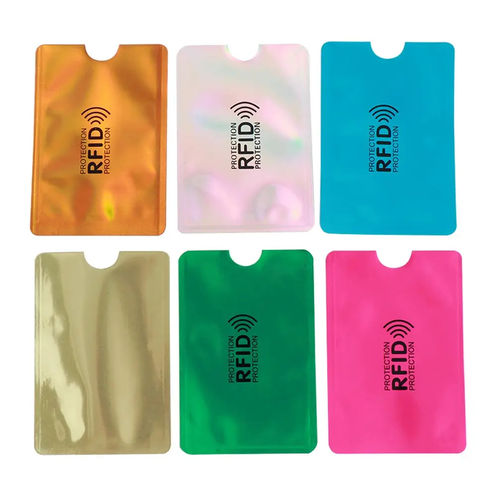 5 шт./упак. анти с функцией блокировки Rfid считыватель замок держатель для карт ID