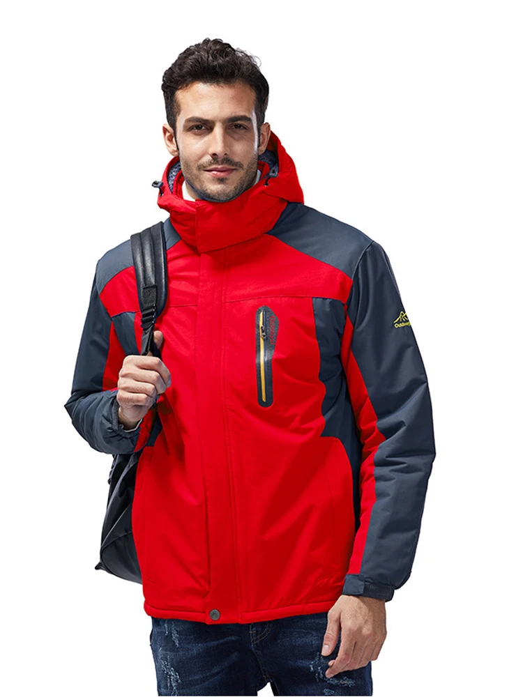 

-30 C FIT Plus Thick Velvet Down & Parka Coat 6XL 7XL 8XL 9XL 2020 Warm Winter Jacket Waterproof Windproof Men's Windbreaker