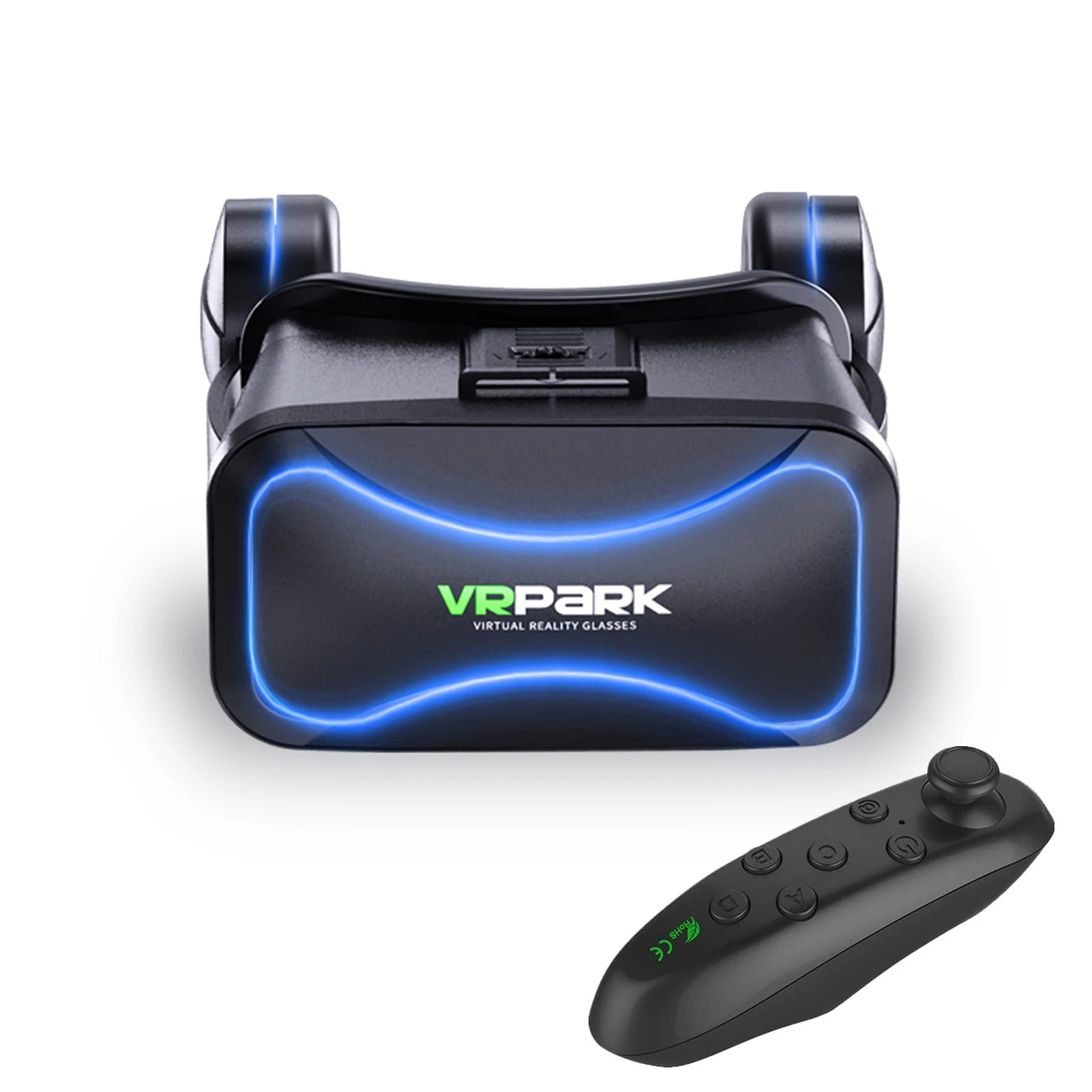 2021 VR Glasses Suit High-quality Adjustable Device with Handle 3D Virtual Reality Helmet Bluehooth 3.0 for Android/IOS/PC Hot
