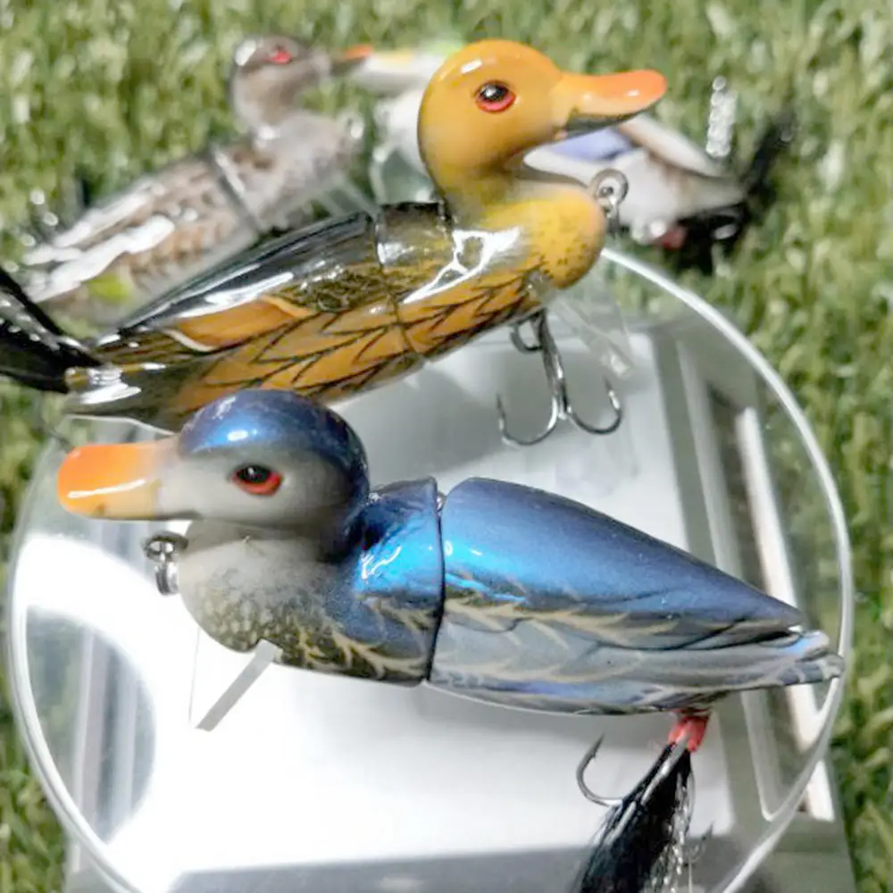 10cm 11g Duck Fishing Lure Jointed Hard Bait Artificial Lures Pike