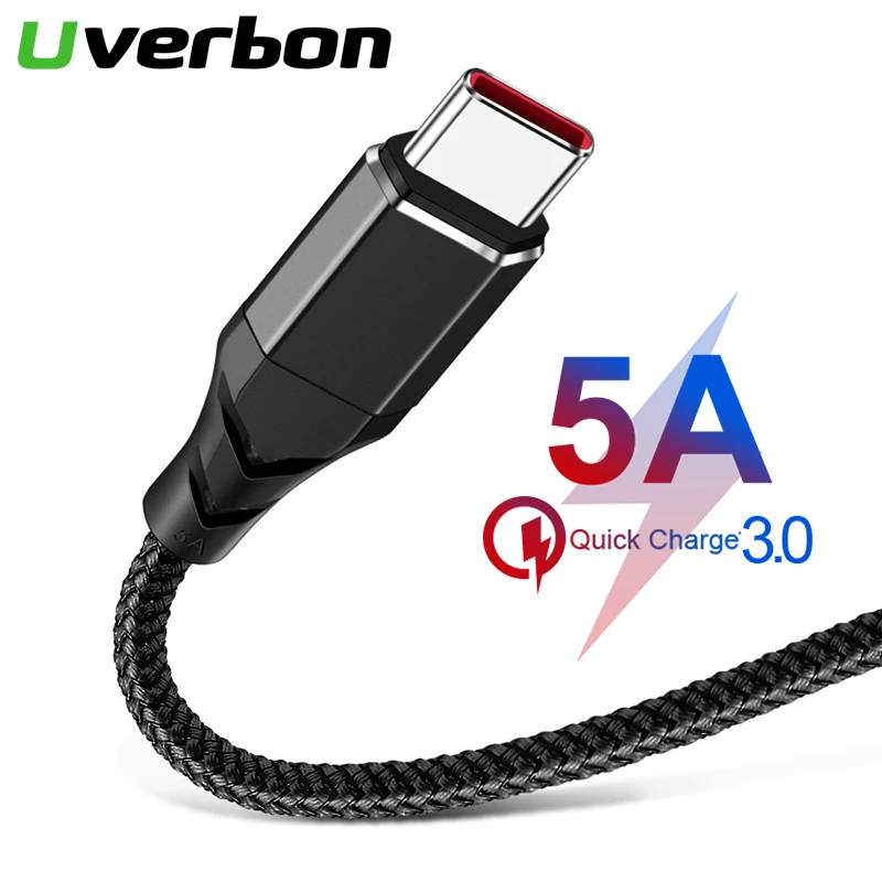 Супербыстрый зарядный USB-кабель для Huawei P30 P20 Lite Xiaomi Mi 9 Samsung A50 S10 S9 5 А | Мобильные