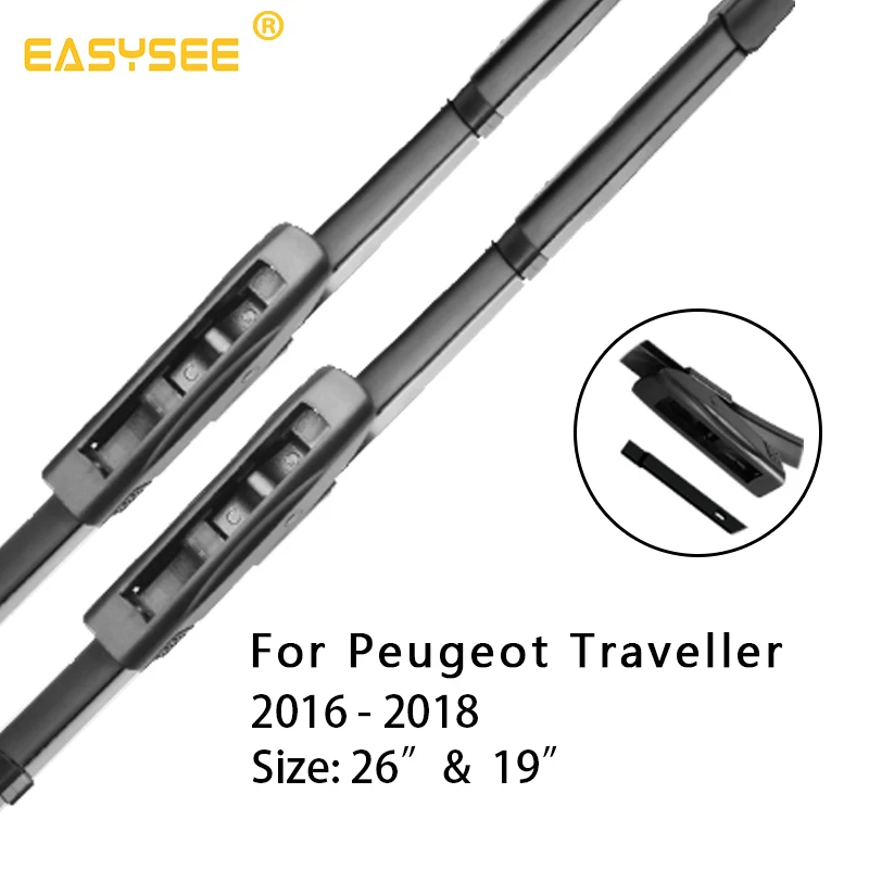 Щетки стеклоочистителя для Peugeot Traveler подходит штык Arms 2016 2017 2018 2019 26 &quot&amp 19&quot |