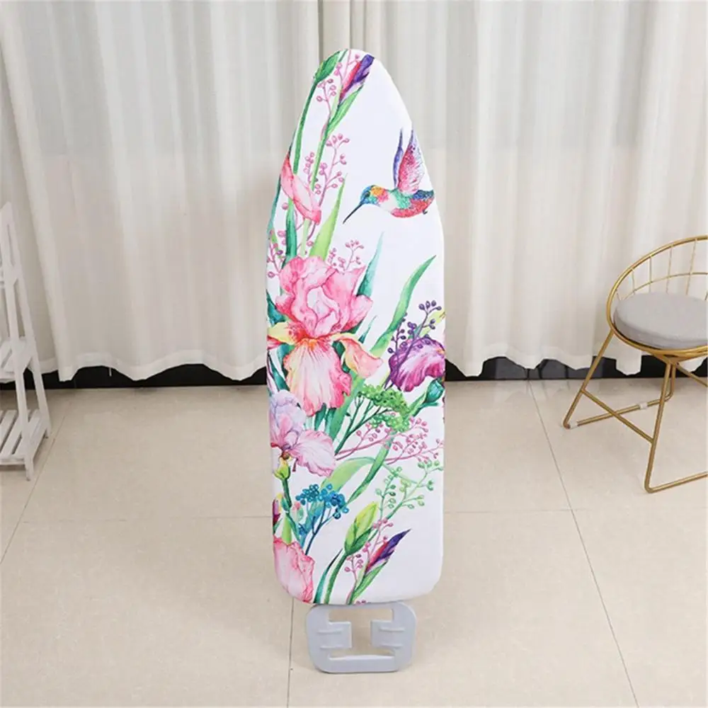 Flamingo Flowers Printd Canvas Ironing Board Replacement Cover Washable Non Slip Heat Insulation