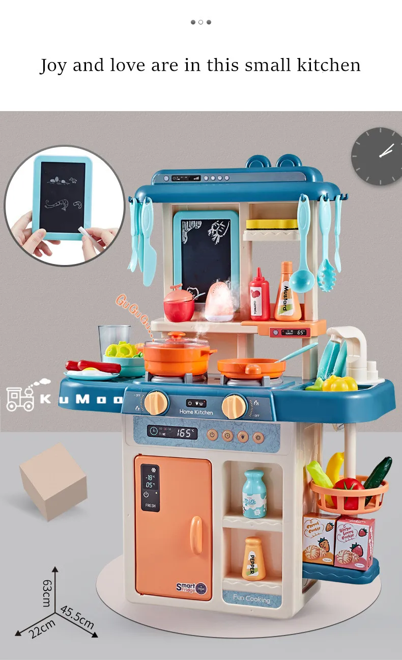 

Classic Pretend Play kitchen toy imitate chef light Kitchen Sets COOK FUN game girls gift boys gift girls toys miniature food