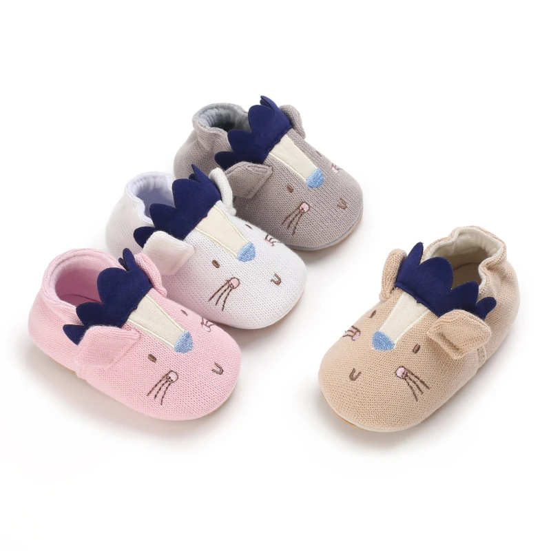 Infant Newborn Baby Girls Princess Non-Slip Floral Border Shoes Toddler Baby Soft PU Leather Prewalker Shoes Solid First Walkers
