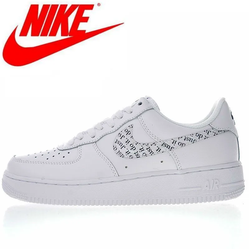 Мужская и женская обувь для скейтбординга Nike Air Force 1 ✇ белая дышащая