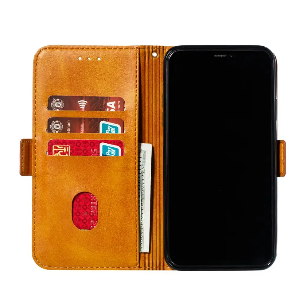 Магнитный кожаный чехол для телефона iphone 5 5S 6 S 7 Plus X XR XS MAX книжка кошелек