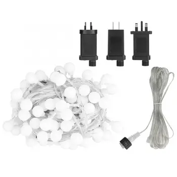 

10m/32.8ft 100LED LED String Light Round Ball Lamp Decor for Home Wedding Decoration 100-240V Light Waterproof Fairy Garland