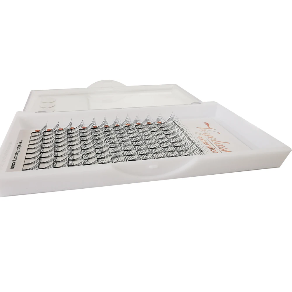 

Veyelash Premade Volume Fans 3D/5D Lash Russian Volume short stem Eyelash Extensions Pre made Lash Extension Faux Mink