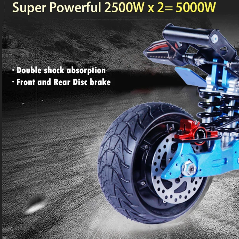  Electric Scooter 5000W Powerful 95KMH High Speed Samsung Lithium Battery Foldable Electric Skateboa