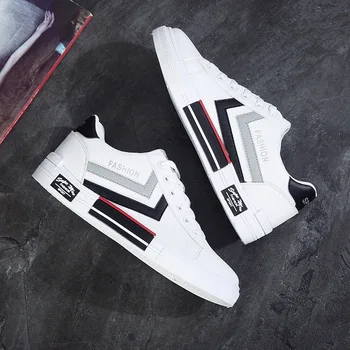 

New Joker Men's Board Shoes Port Wind White Shoes Fashion Handsome Non-slip Trend Casual Shoes Student Shoes Men