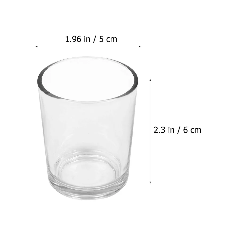 Glass Cup Holders Simple Style Container 4pcs glass cup holder
