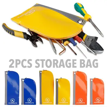 

2PCS Storage Bag High Temperature Resistant New Multifunctional Tool Kit Waterproof Repair Hardware Tool Bag