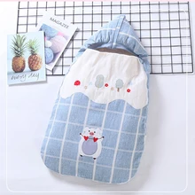 Спальный мешок для малышей с защитой от прыжков; Хлопковое одеяло для малышей; спальный мешок для новорожденных с героями мультфильмов; сезон весна-осень-зима; конверт для малышей с защитой от ударов