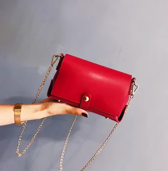 

Crossbody Bags For Women Ladies Girl Shoulder Bag PU Femme Leather Chain Shoulder Bag Handbag Messenger Bags