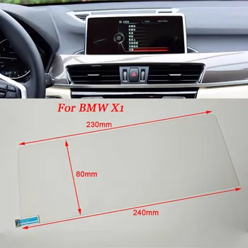 

GPS Navigation LCD Screen Tempered Steel Protective Film Sticker For BMW X1
