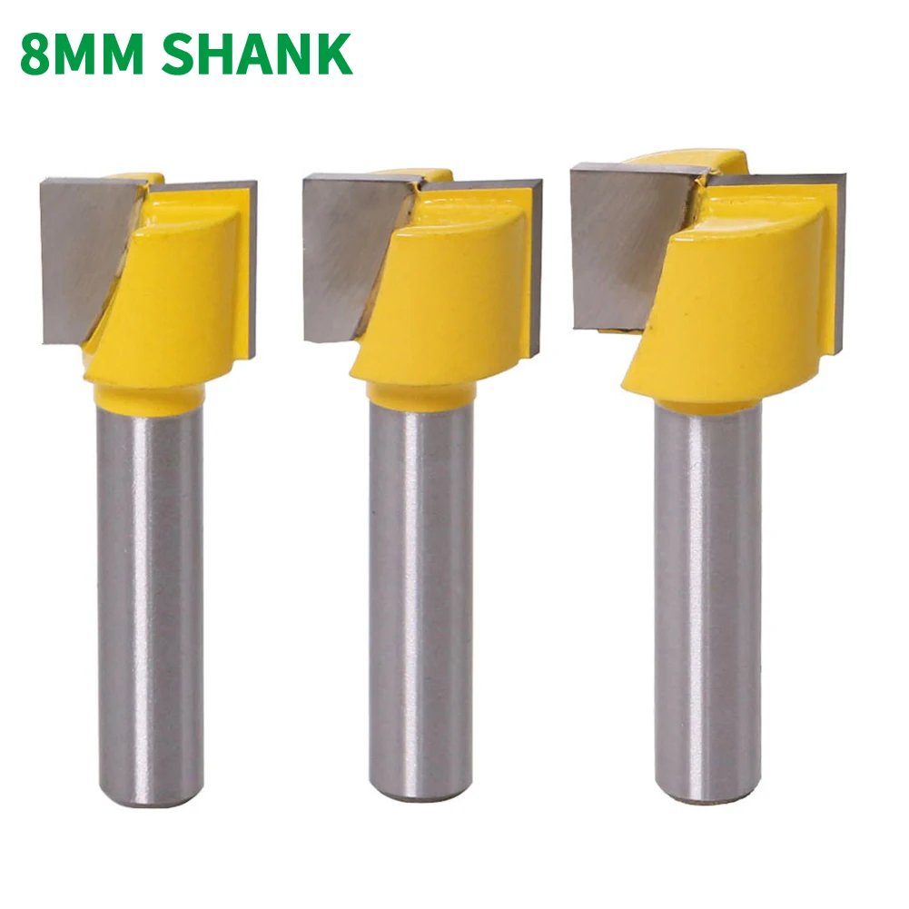 

1PC 8MM Shank Milling Cutter Wood Carving Cleaning bottom Engraving Bit Solid Carbide Router Bit Woodworking Tools Endmill Wood
