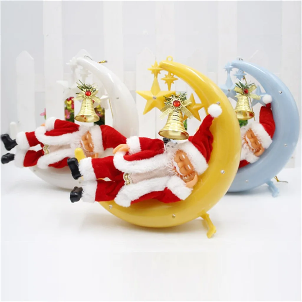 Рождественский Санта-Клаус, музыкальные пение, танцы, игрушечные Санта-клаусы, елочные украшения, электрические куклы, Новогодние Детские игрушки, подарки M810