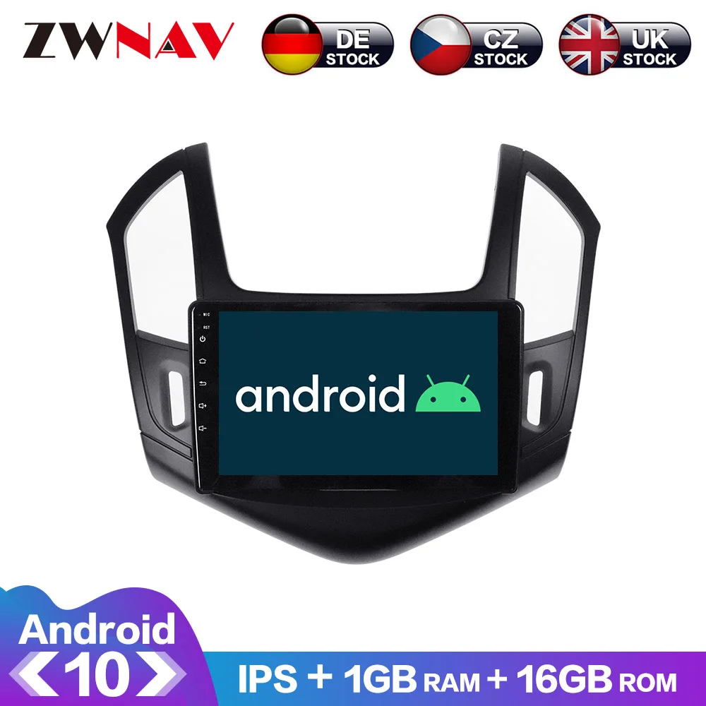 10," Android 9 8 ядерный 4+ 64 ГБ с ips DSP автомобильный без dvd-плеера для Chevrolet CRUZE 2012 2013 gps навигация радио - Цвет: RAM 1GB ROM 16GB