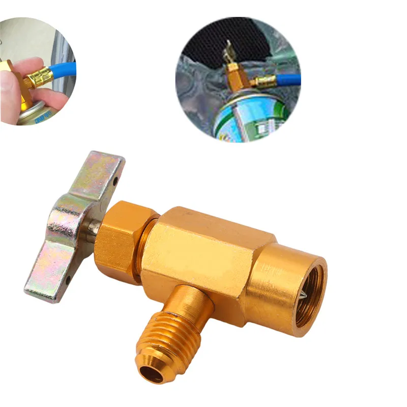 1 Piece Car Air Conditioner Refill Refrigerant Tap Valve Bottle Opener