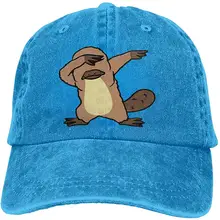 Мужские или женские регулируемые винтажные джинсовые бейсболки с платипом, шляпа для папы