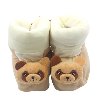 

1 Pair Baby Boys Girl Warm Shoes Lace up Thicken Anti-slip Breathable for Winter FJ88