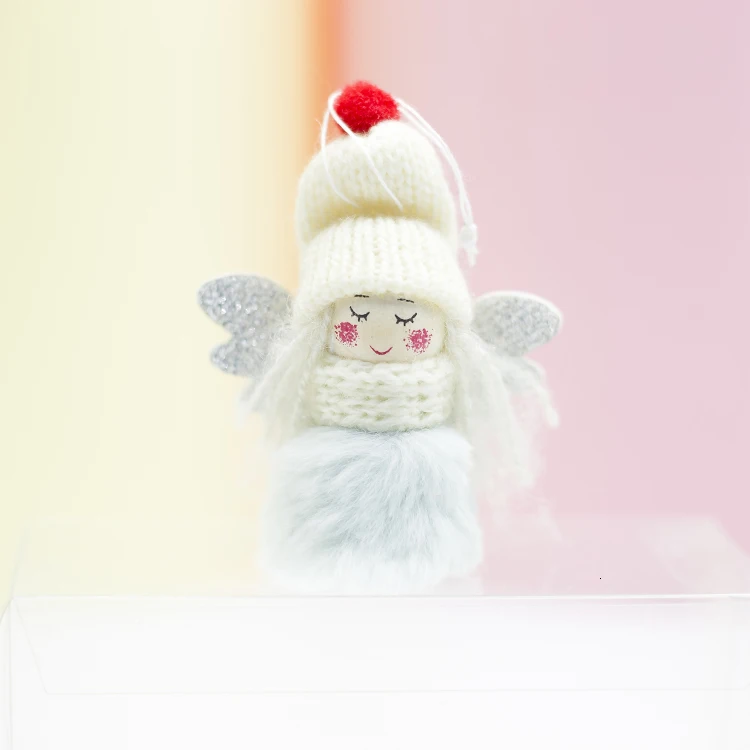 2PD-63004-5 1 шт. милые куклы Ангел девочка игрушки для рождественской елки висячие украшения подарки Рождественские новогодние вечерние украшения для дома 63001 - Цвет: 2PD-63004-5