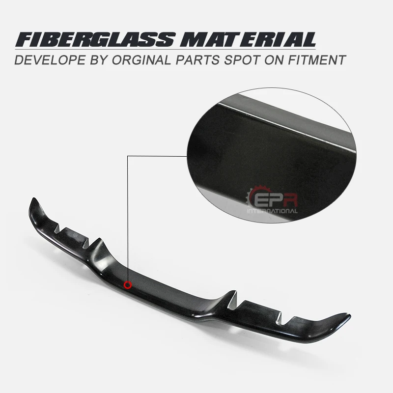

For Honda Civic FK8 2017+ BLZ Style FRP Fiber Glass Rear Garnish Fiberglass Bumper Diffuser Trim Fibre Splitter Kit Tuning Part