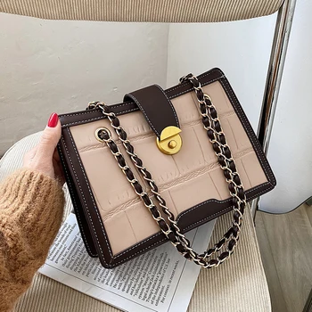 

Autumn Winter Retro Crocodile Chain Bag Female 2020 New Fashionable Korean Versatile One-Shoulder Crossbody Fashion Underarm Bag