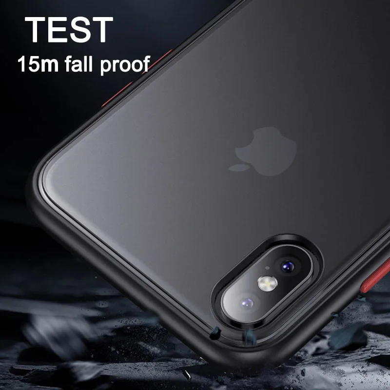 Прозрачный противоударный Гибридный Силиконовый чехол для телефона iPhone 11 Pro X XS XR Max 6 6s 7 8 Plus Фирменная прозрачная мягкая задняя крышка