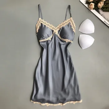 

Nightdresses Blue Homewear Cute Sleepshirts Women Nightdress Female Sexy Nightgowns Ladies Lingerie Sleepdress