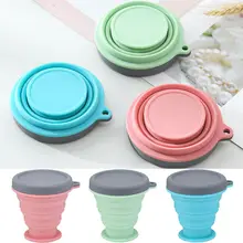 Портативный Силиконовый Телескопический питьевой складной Кубок Путешествия Кемпинг