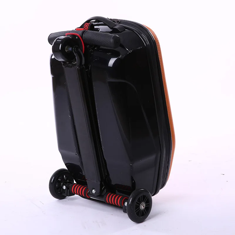 20 дюймов Переносной скутер на колесиках скутер чемодан скейтборд багаж на колесиках