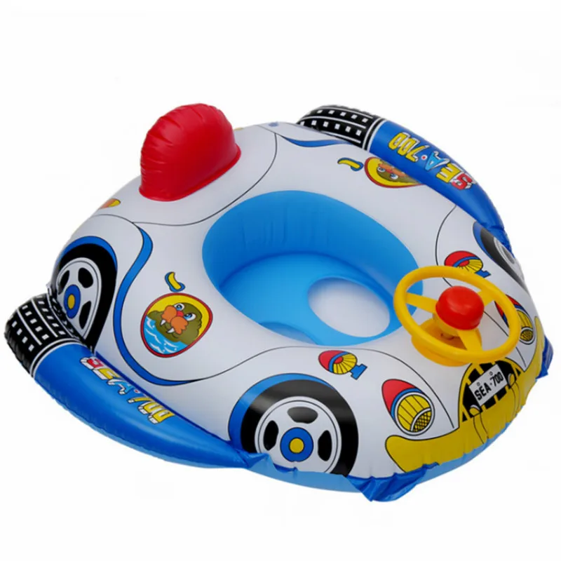

Children 's Swimming Circle Seat Ring Swimming Science Swimming Steering Wheel Seat Ring Inflatable Environment Friendly PVC