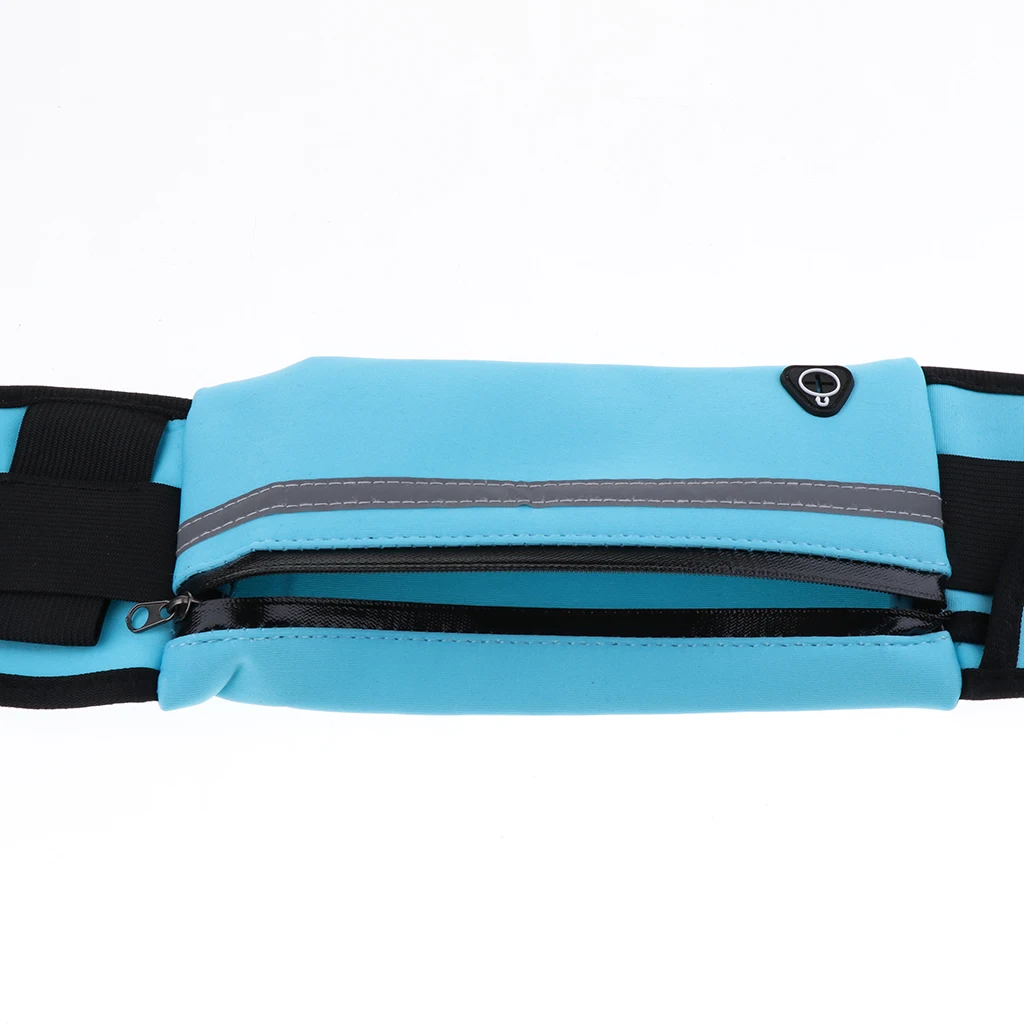 Reflect Running Belt Jogging Cycling Waist Pouch Bag W/ Water Bottle Holder Running Bags for Outdoor Sports