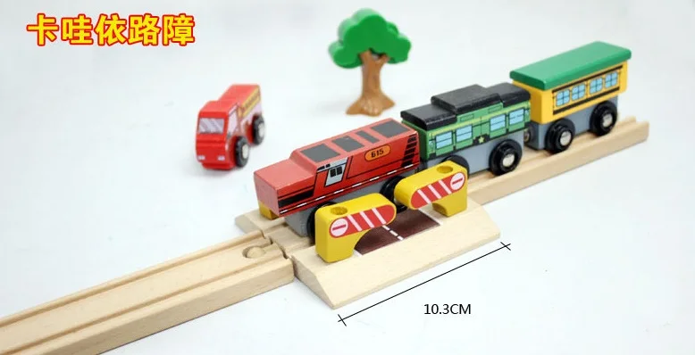 Деревянная сцена трек аксессуары МОСТ X Rail/Y rail/двойной пересечение трек подходит для Brio деревянный поезд мальчик/детская игрушка