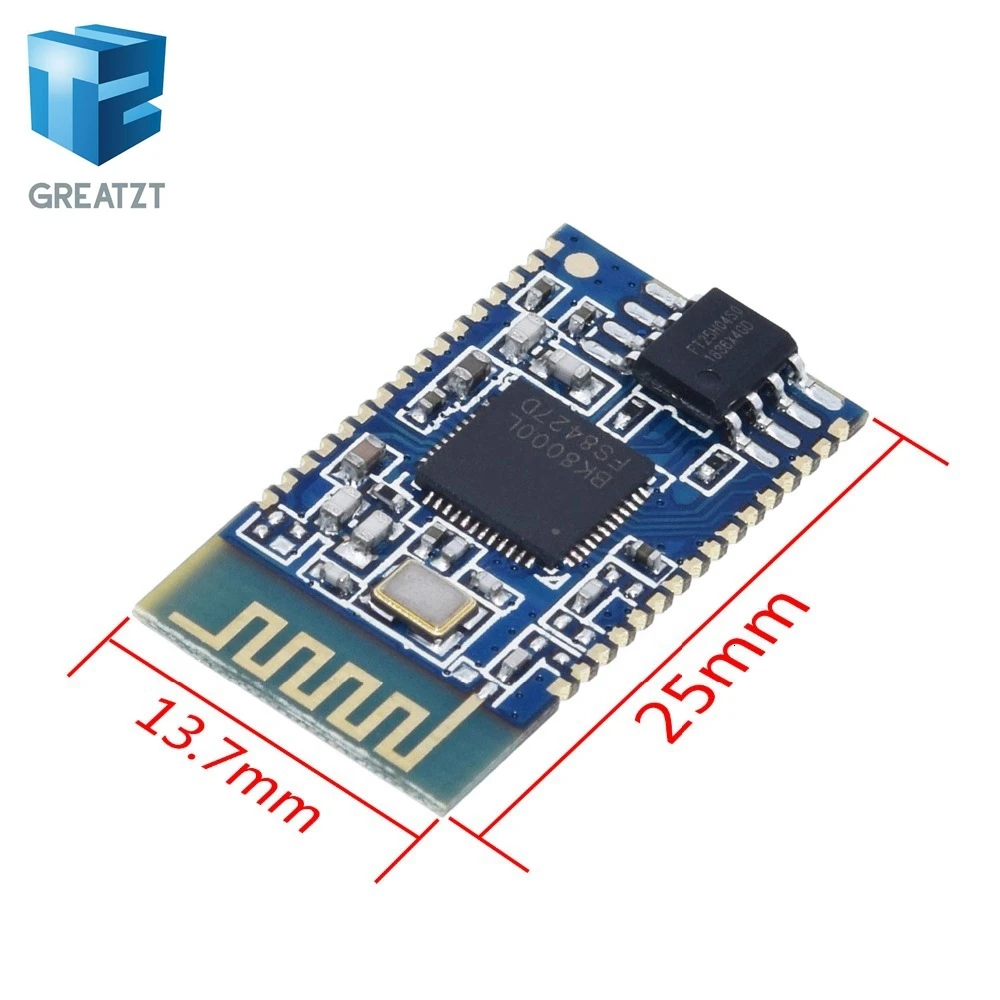 GREATZT 1 шт. Bluetooth стерео аудио модуль передачи BK8000L AT команды SPP Bluetooth динамик усилитель DIY