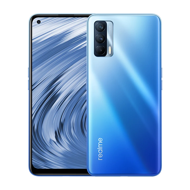 Stock Realme V15 5G Smart Phone 6.4" AMOLED 64.0MP+16.0MP+8.0MP+2.0MP 50W Super Charger Android 10.0 8GB RAM 128GB ROM Screen ID ram computer