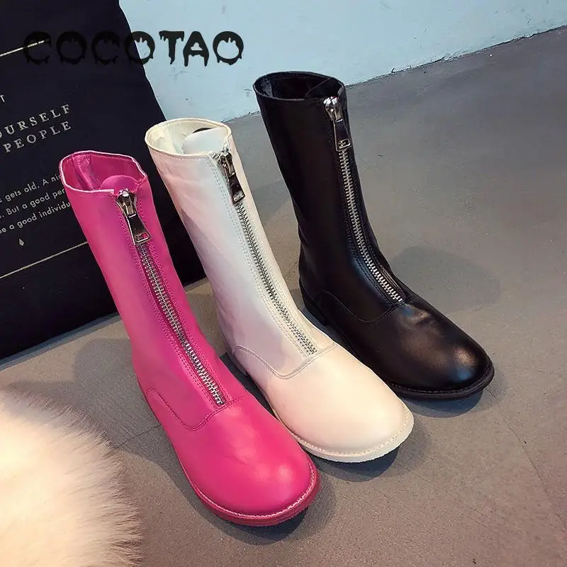 

Han Edition Of New Fund 2019 Autumn Zipper Boots And Shoes Before Martin Canister England The Wind Restoring Ancient Ways40
